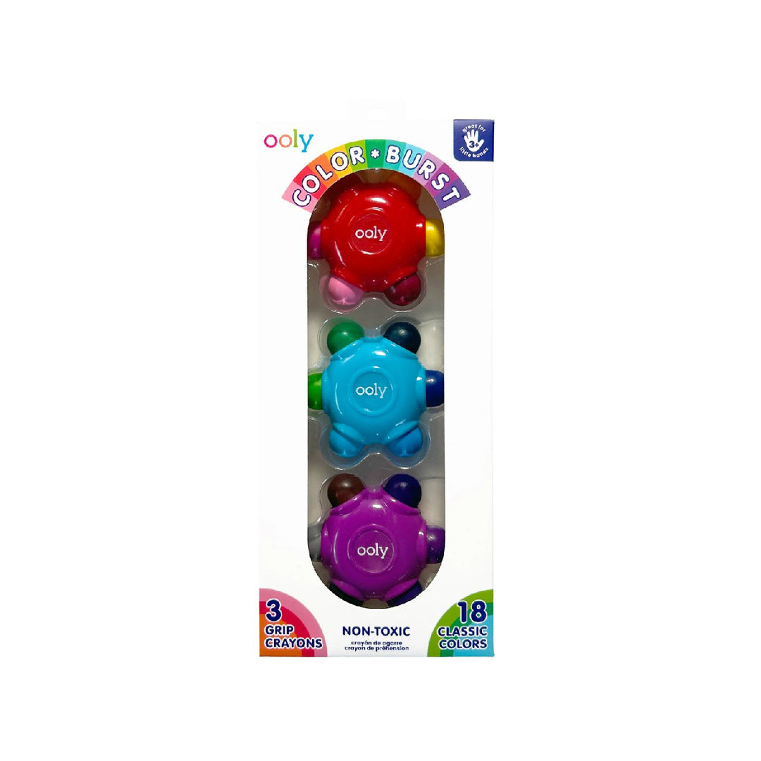 Ooly Colour Burst Grip Crayon from Ooly NZ stock babycity