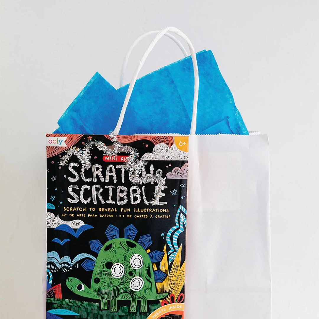 Ooly Mini Scratch & Scribble Art Kit - Dino Days from Ooly NZ stock babycity