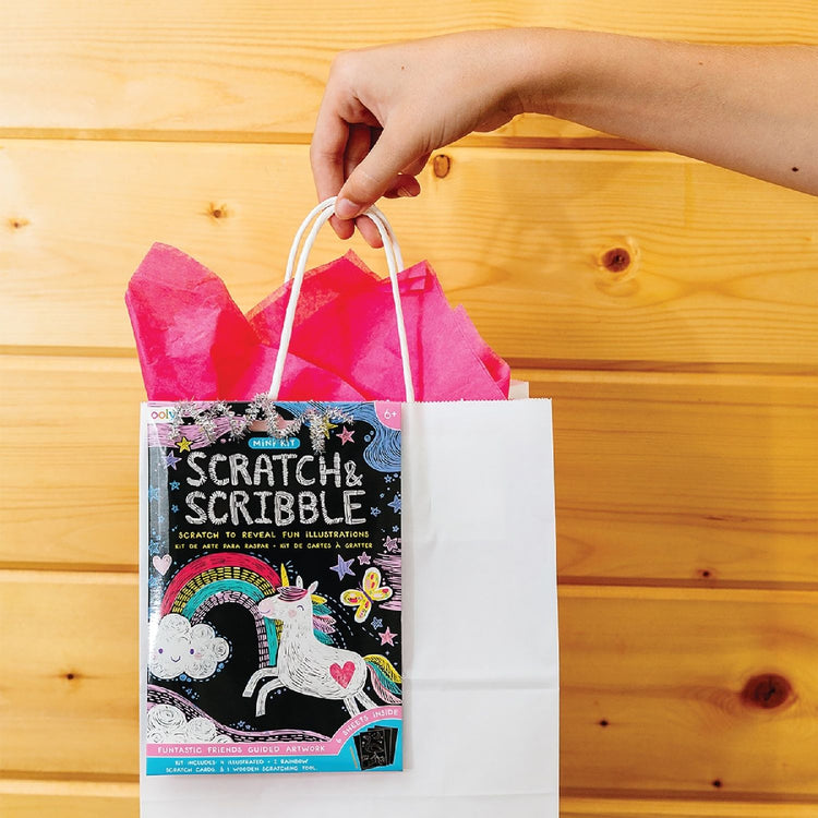 Ooly Mini Scratch & Scribble Art Kit - Funtastic Friends from Ooly NZ stock babycity