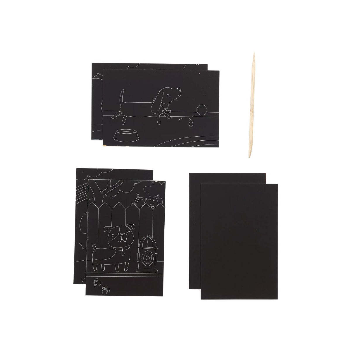 Ooly Mini Scratch & Scribble Art Kit - Playful Pups from Ooly NZ stock babycity