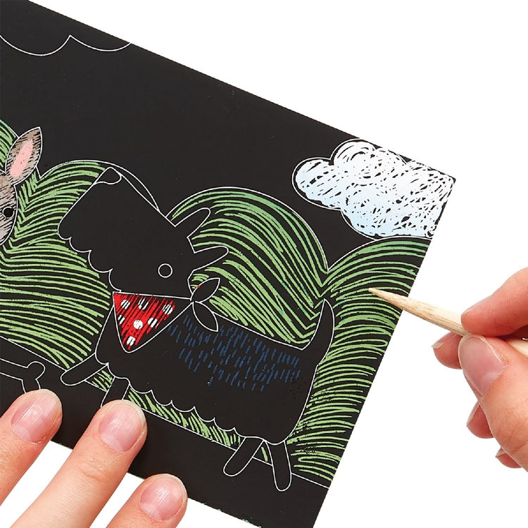 Ooly Mini Scratch & Scribble Art Kit - Playful Pups from Ooly NZ stock babycity