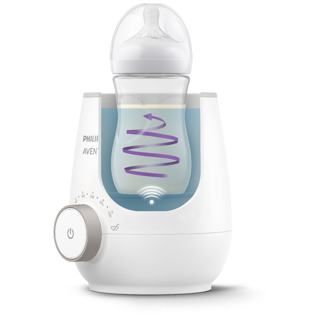 Philips Avent bottle warmer on a white background