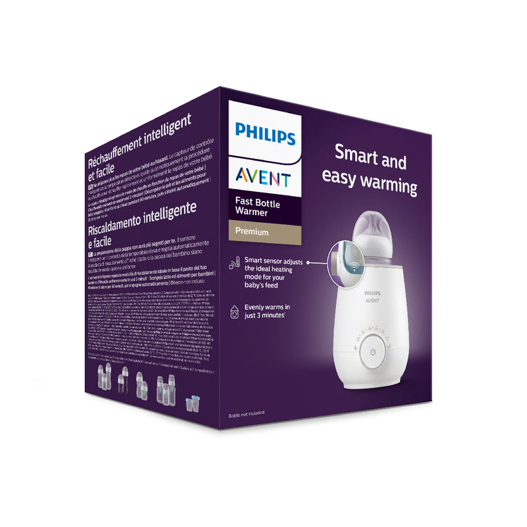 Philips Avent bottle warmer packaging on a white background
