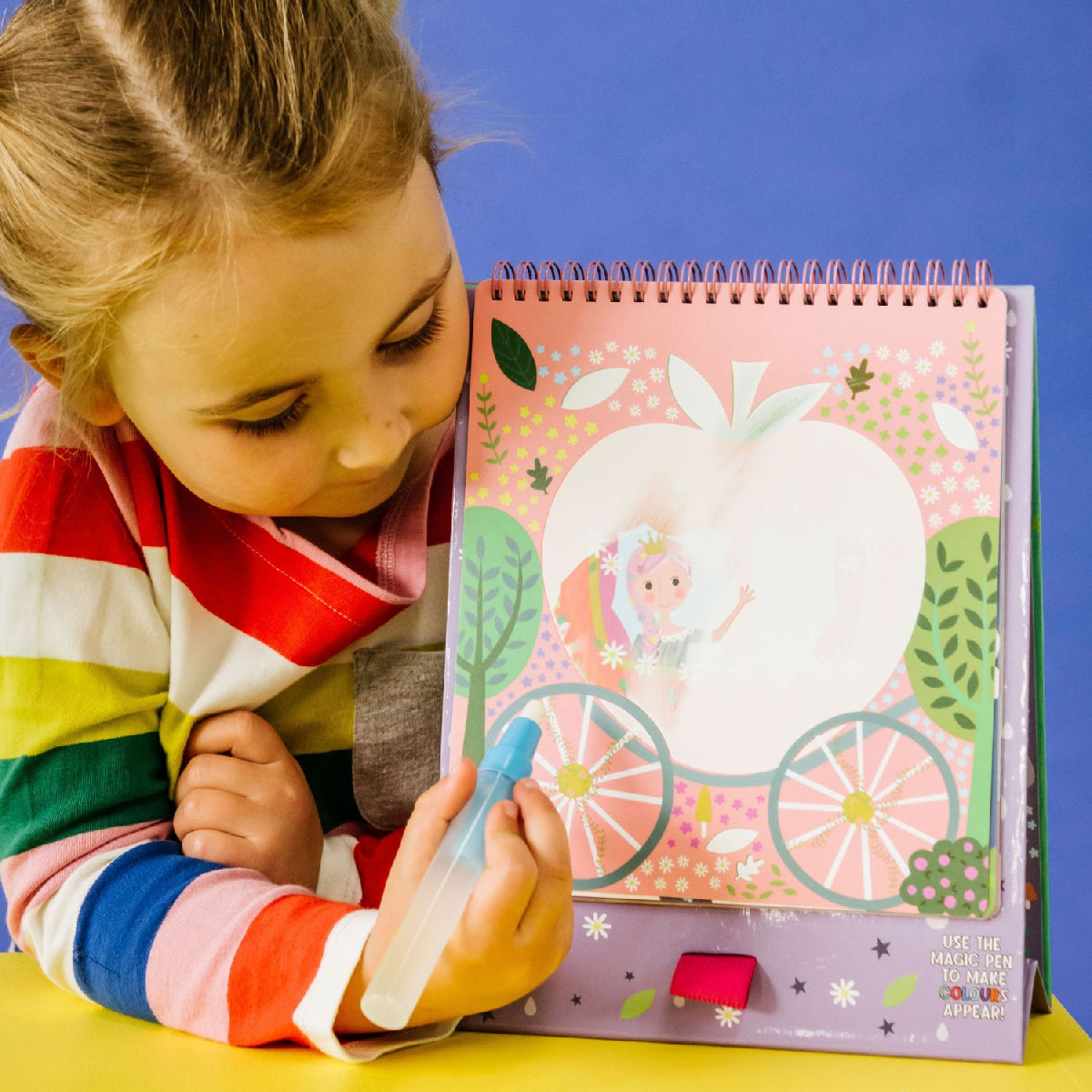 Floss & Rock Enchanted - Magic Colour Changing Watercard Easel and Pen from Floss & Rock NZ stock babycity