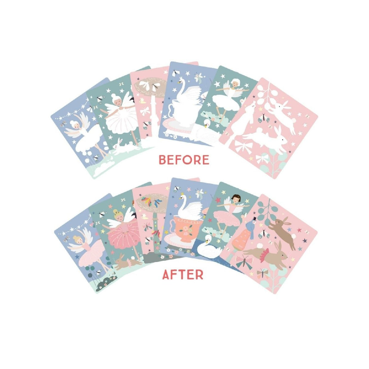 Floss & Rock Enchanted - Magic Colour Changing Watercard Easel and Pen from Floss & Rock NZ stock babycity