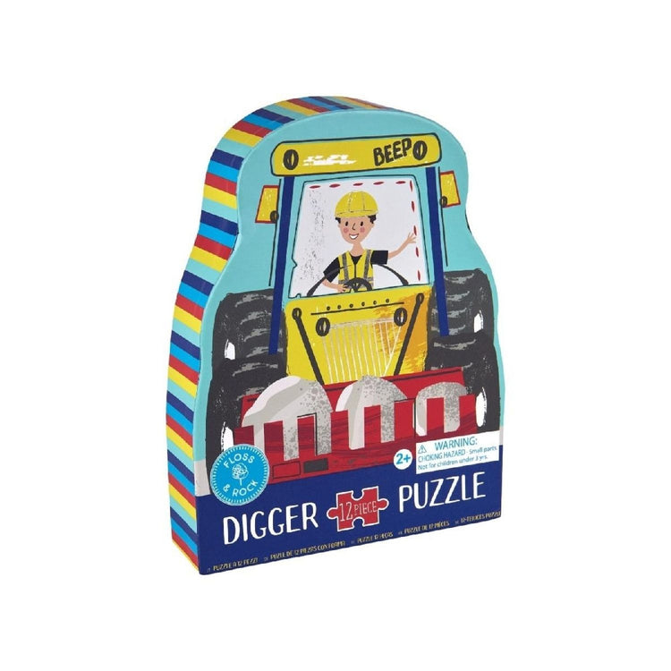 Floss & Rock Construction Puzzle Box from Floss & Rock NZ stock babycity