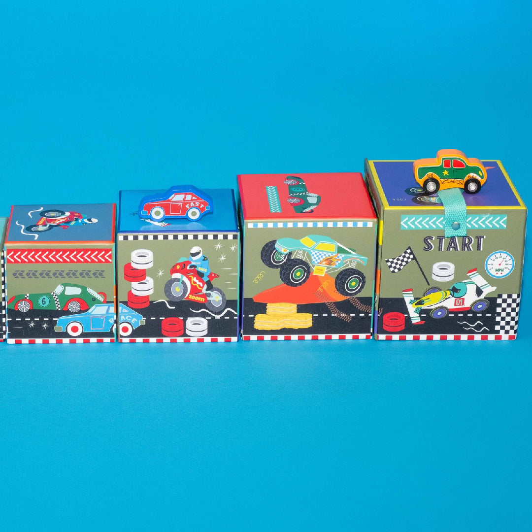 Floss & Rock Cars - Stack & Play from Floss & Rock NZ stock babycity