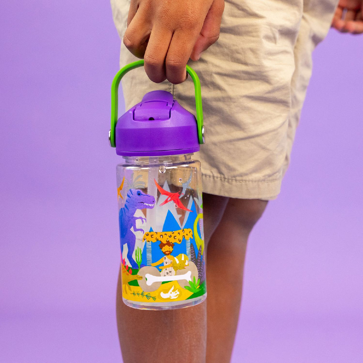 Floss & Rock Dinosaur - Tritan Drinks Bottle from Floss & Rock NZ stock babycity