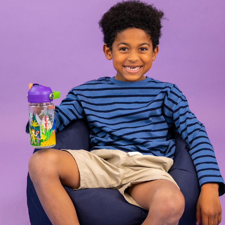 Floss & Rock Dinosaur - Tritan Drinks Bottle from Floss & Rock NZ stock babycity