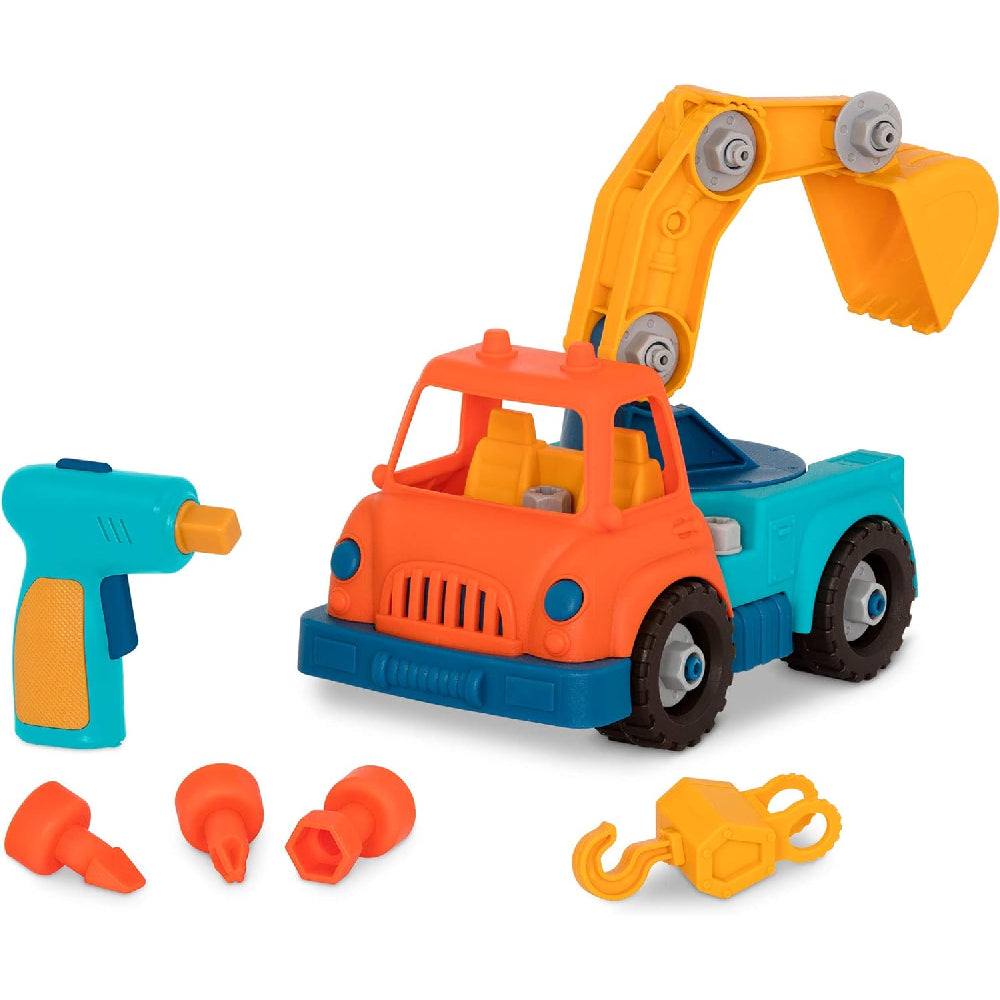 Battat Wonder Wheels Take Apart Crane Truck from Battat NZ stock babycity
