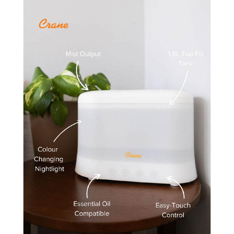 Crane Cool Mist Top Fill Humidifier 1.8L from Crane NZ stock babycity