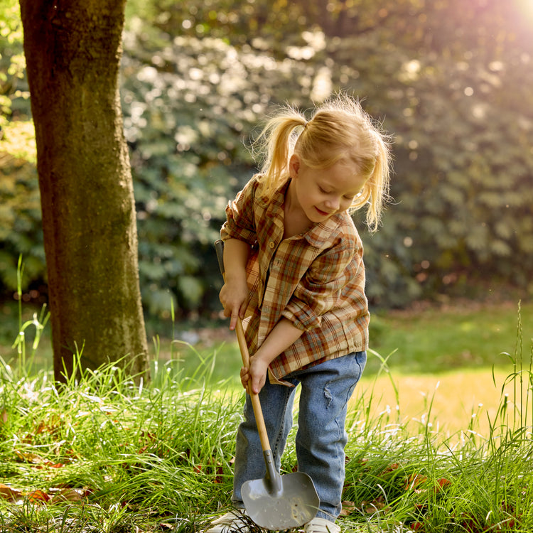 Hape Sqaure Point Transfer Garden Shovel from Hape NZ stock babycity