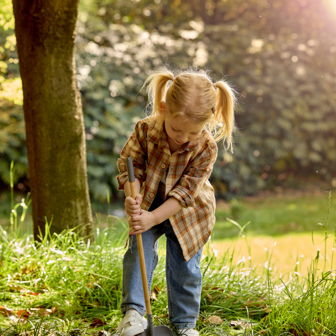 Hape Sqaure Point Transfer Garden Shovel from Hape NZ stock babycity