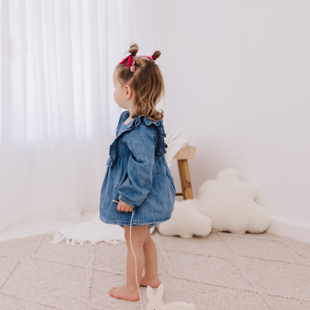 Bubble Wooden Rabbit Pull Along