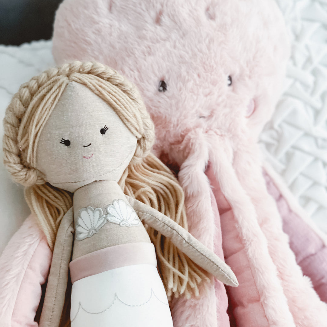 Bubble Pinky The Octopus Plush