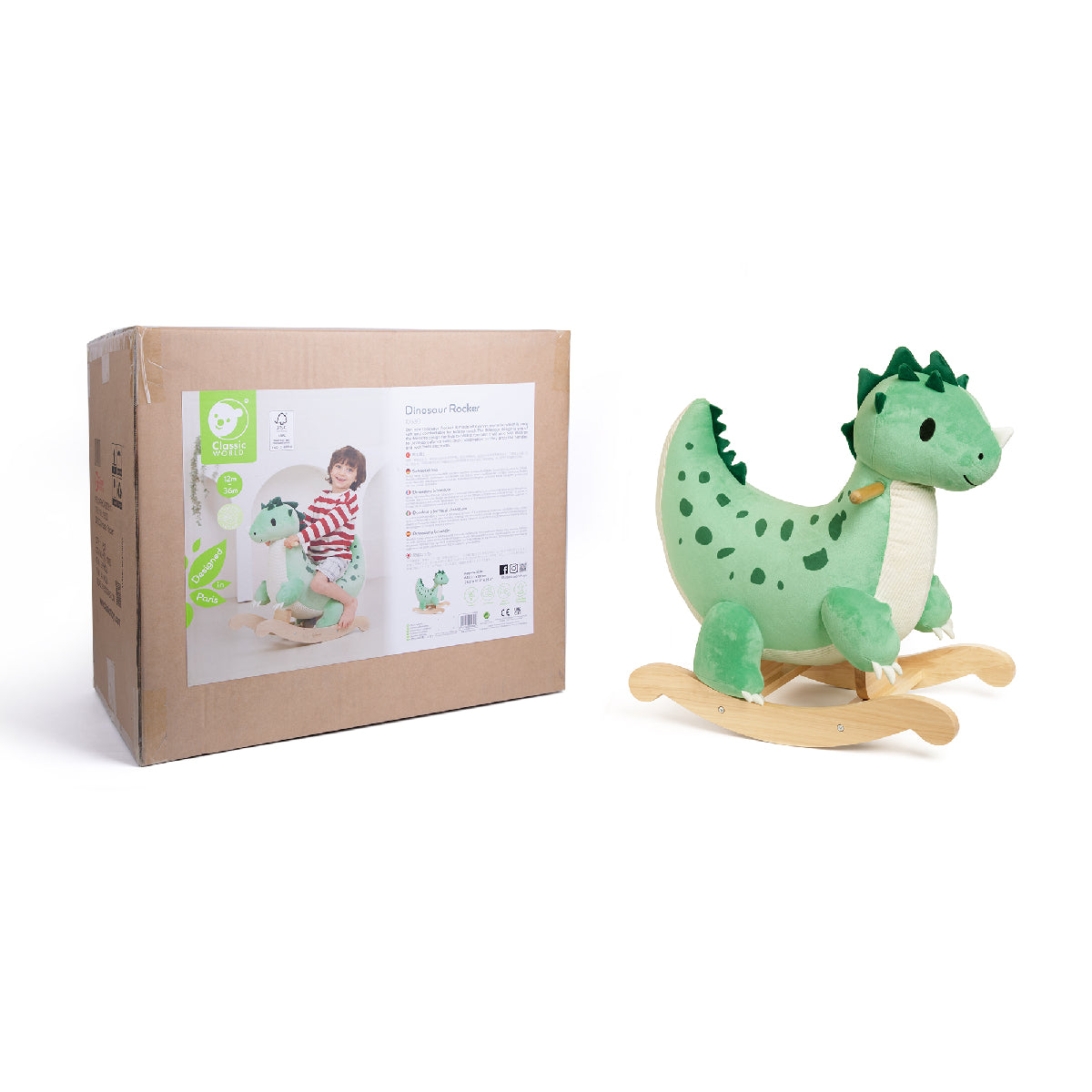 Classic World Dinosaur Rocker from Classic World NZ stock babycity
