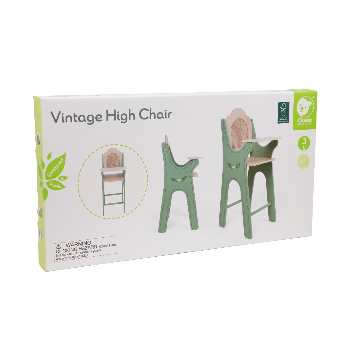 Classic World Vintage Highchair from Classic World NZ stock babycity