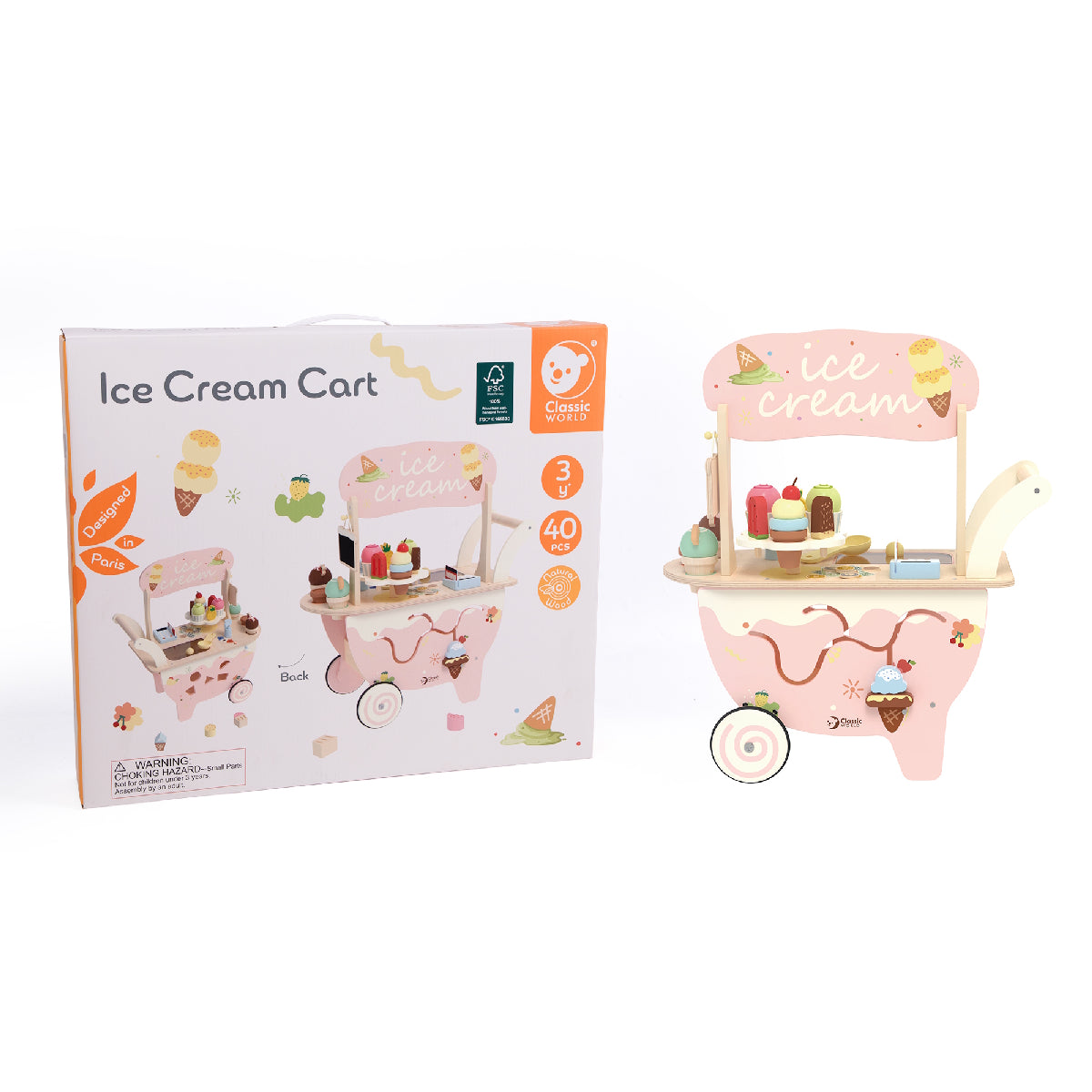 Classic World Ice Cream Cart from Classic World NZ stock babycity