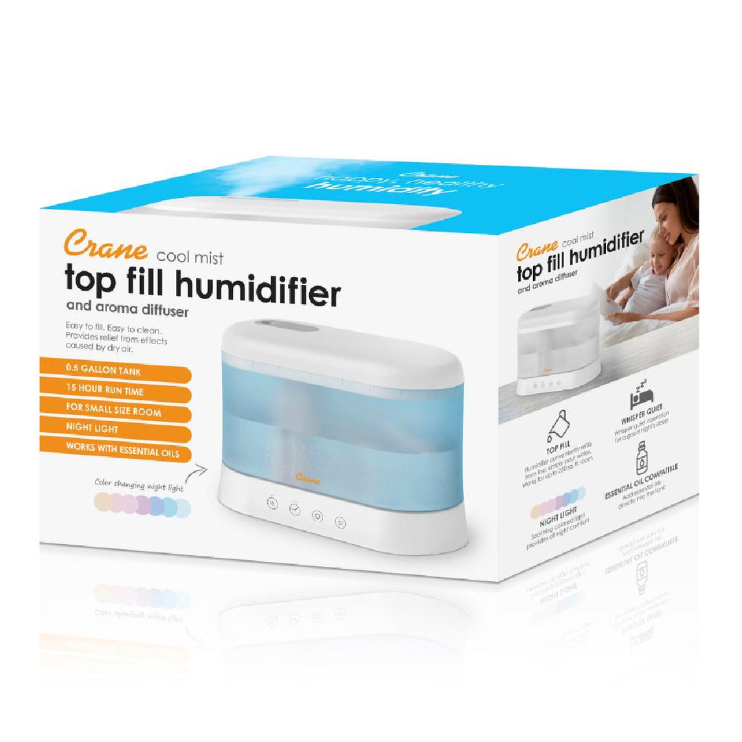 Crane Cool Mist Top Fill Humidifier 1.8L from Crane NZ stock babycity