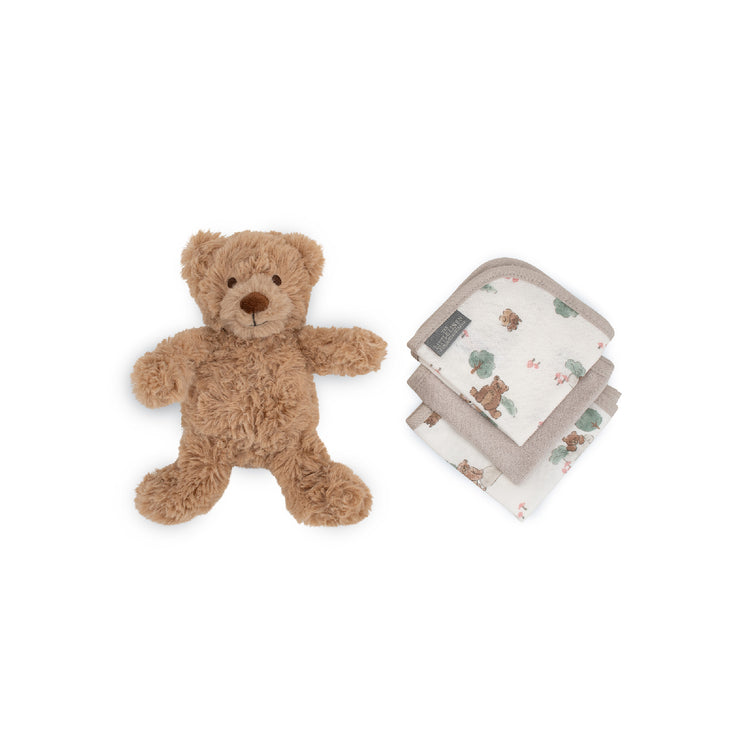Little Linen Plush Toy & Washers Willow Bear from Little Linen NZ stock babycity