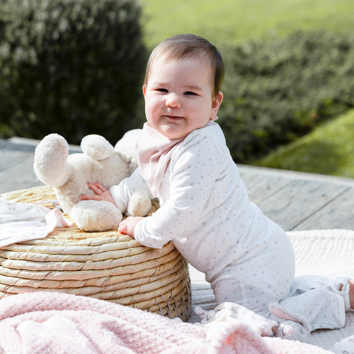 Little Linen Boxed Gift Set Harvest Bunny from Little Linen NZ stock babycity