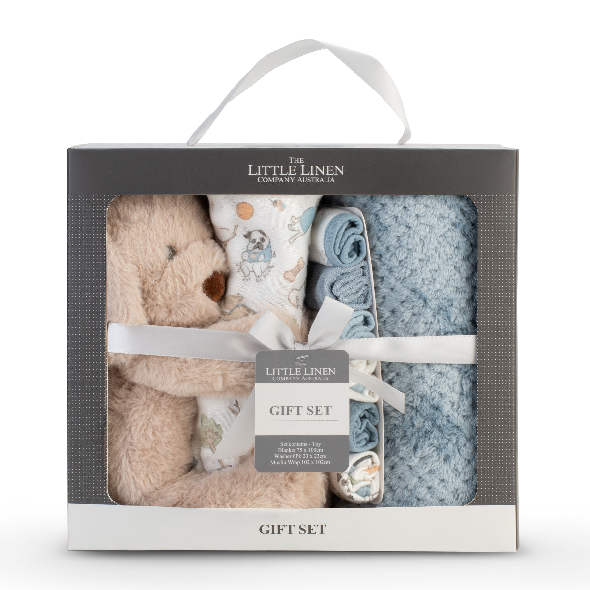 Little Linen Boxed Gift Set Barklife Dog from Little Linen NZ stock babycity