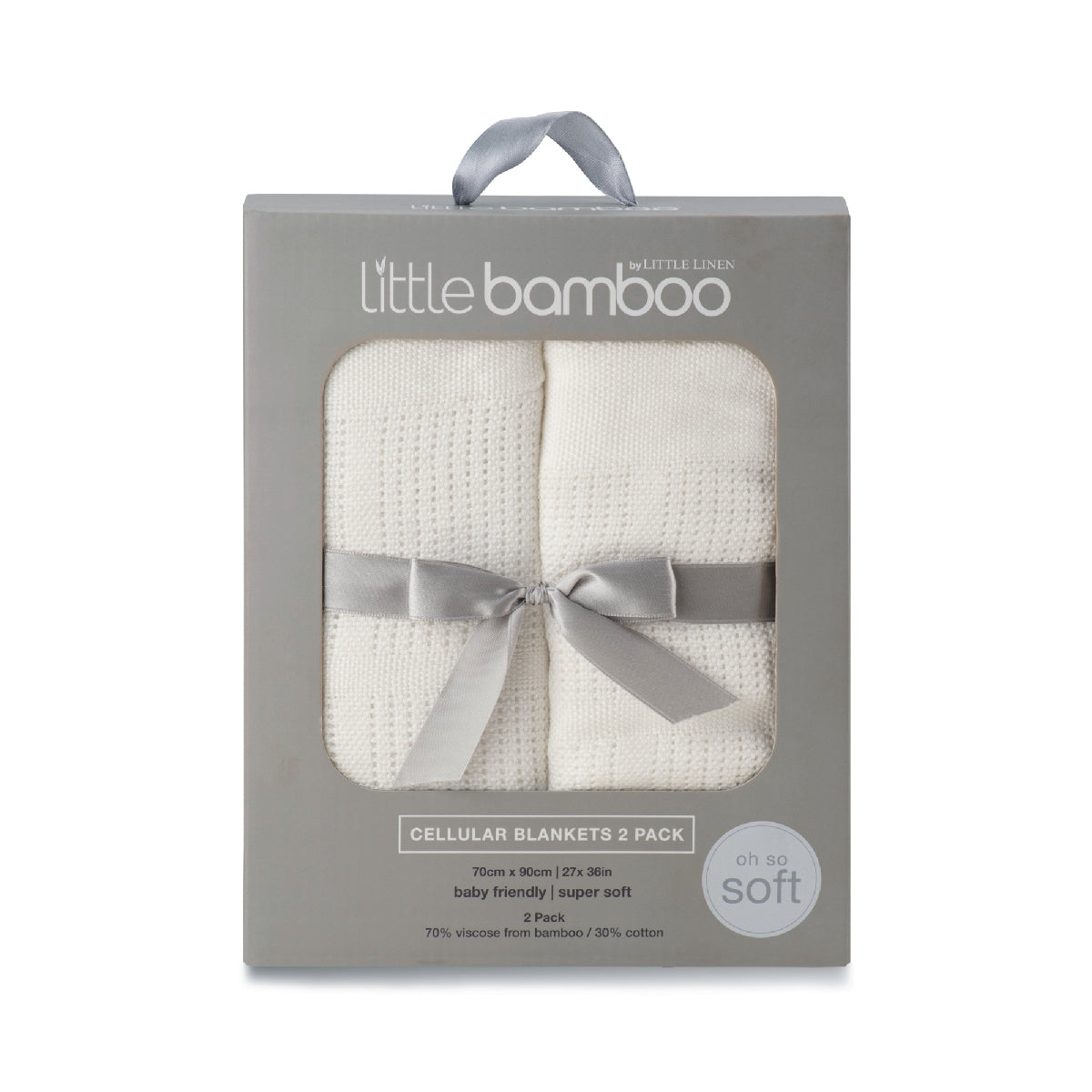 Little Bamboo Cellular Blanket 2 Pack bamboo baby blankets for newborns, premium NZ stock, babycity