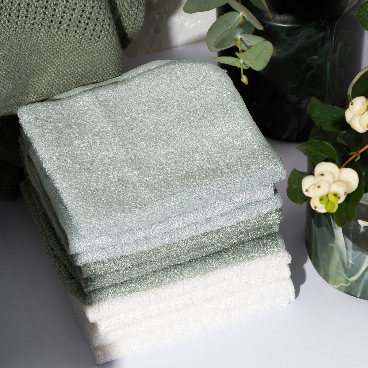 Little Bamboo Towelling Washer 10 Pack – ultra-soft bamboo towelling washcloths for babies, premium NZ stock, babycity