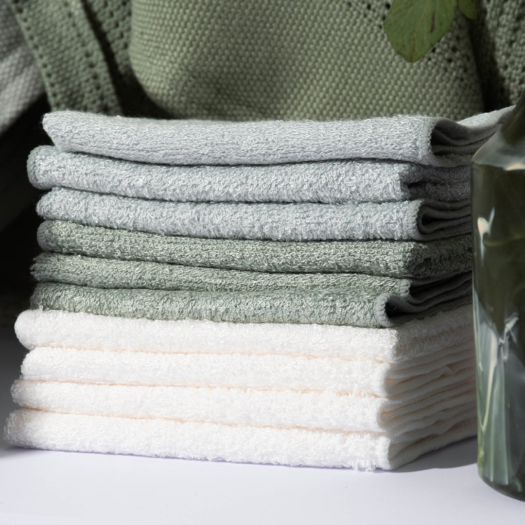 Little Bamboo Towelling Washer 10 Pack – ultra-soft bamboo towelling washcloths for babies, premium NZ stock, babycity