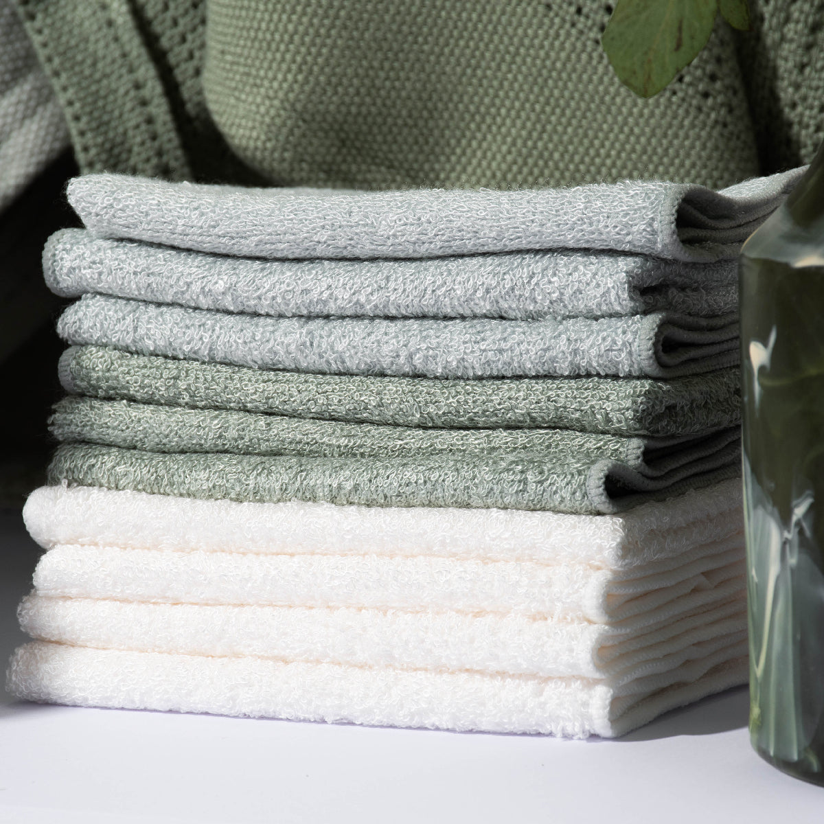 Little Bamboo Towelling Washer 10 Pack – ultra-soft bamboo towelling washcloths for babies, premium NZ stock, babycity