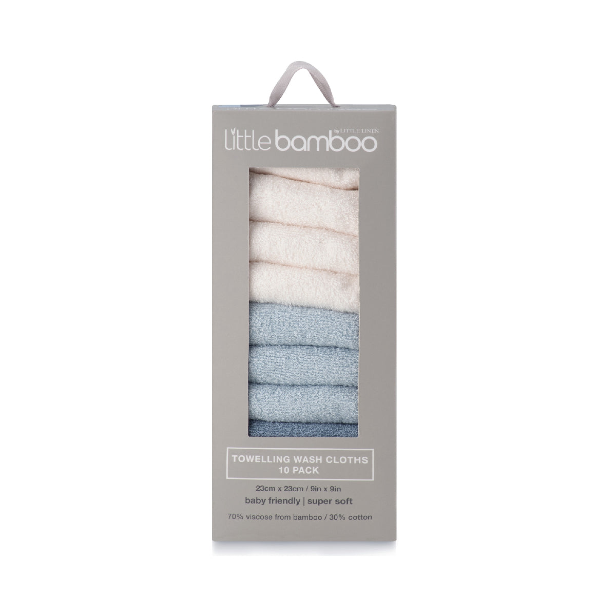 Little Bamboo Towelling Washer 10pk from Little Bamboo NZ stock babycity