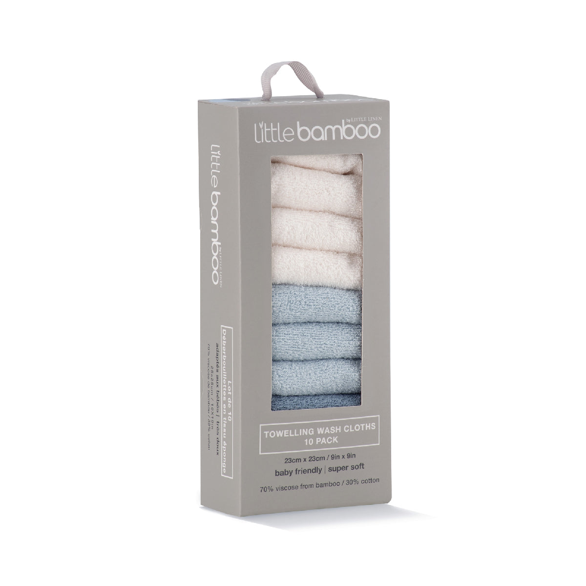 Little Bamboo Towelling Washer 10pk from Little Bamboo NZ stock babycity