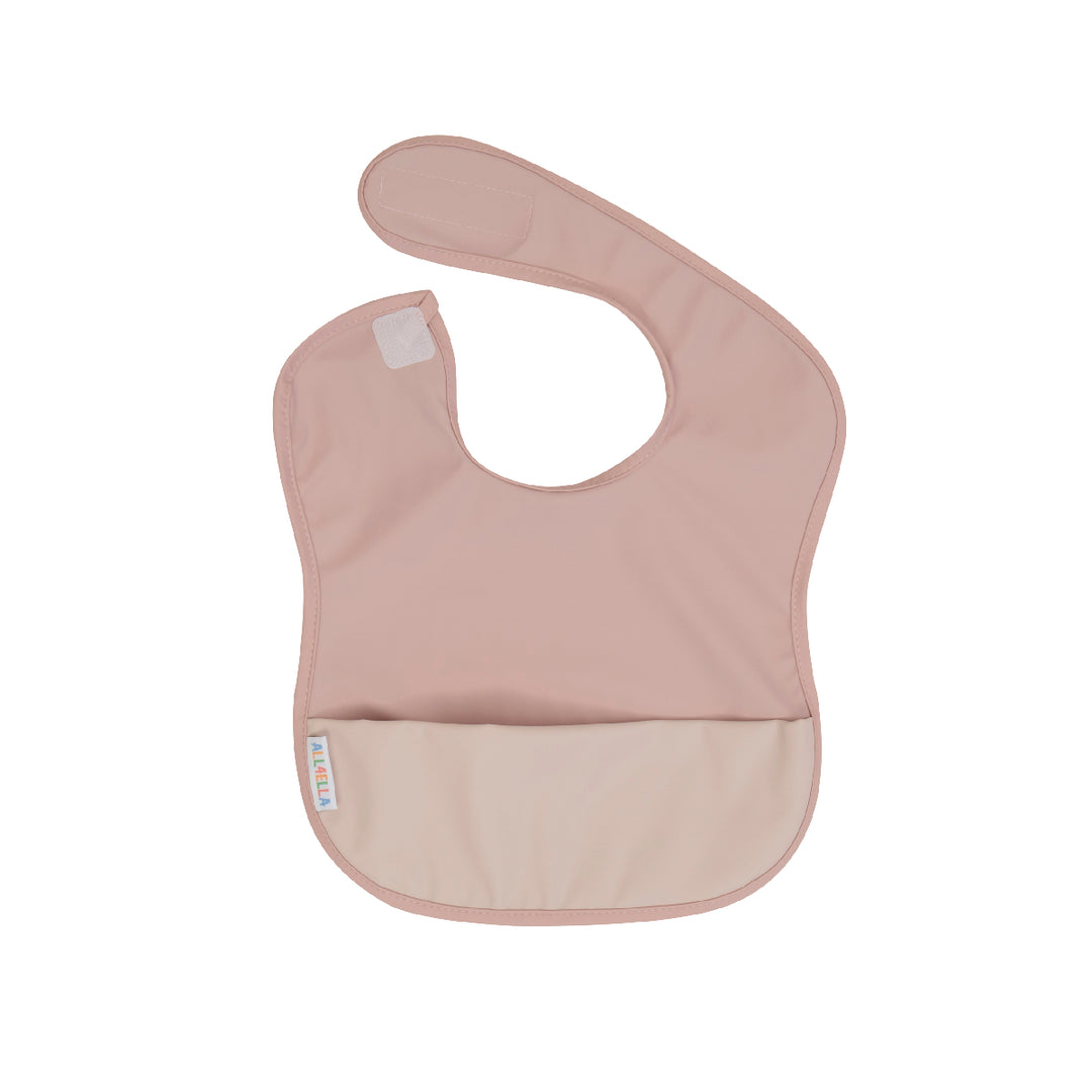 All4Ella Recycled Pouch Bib Pink from All4Ella NZ stock babycity