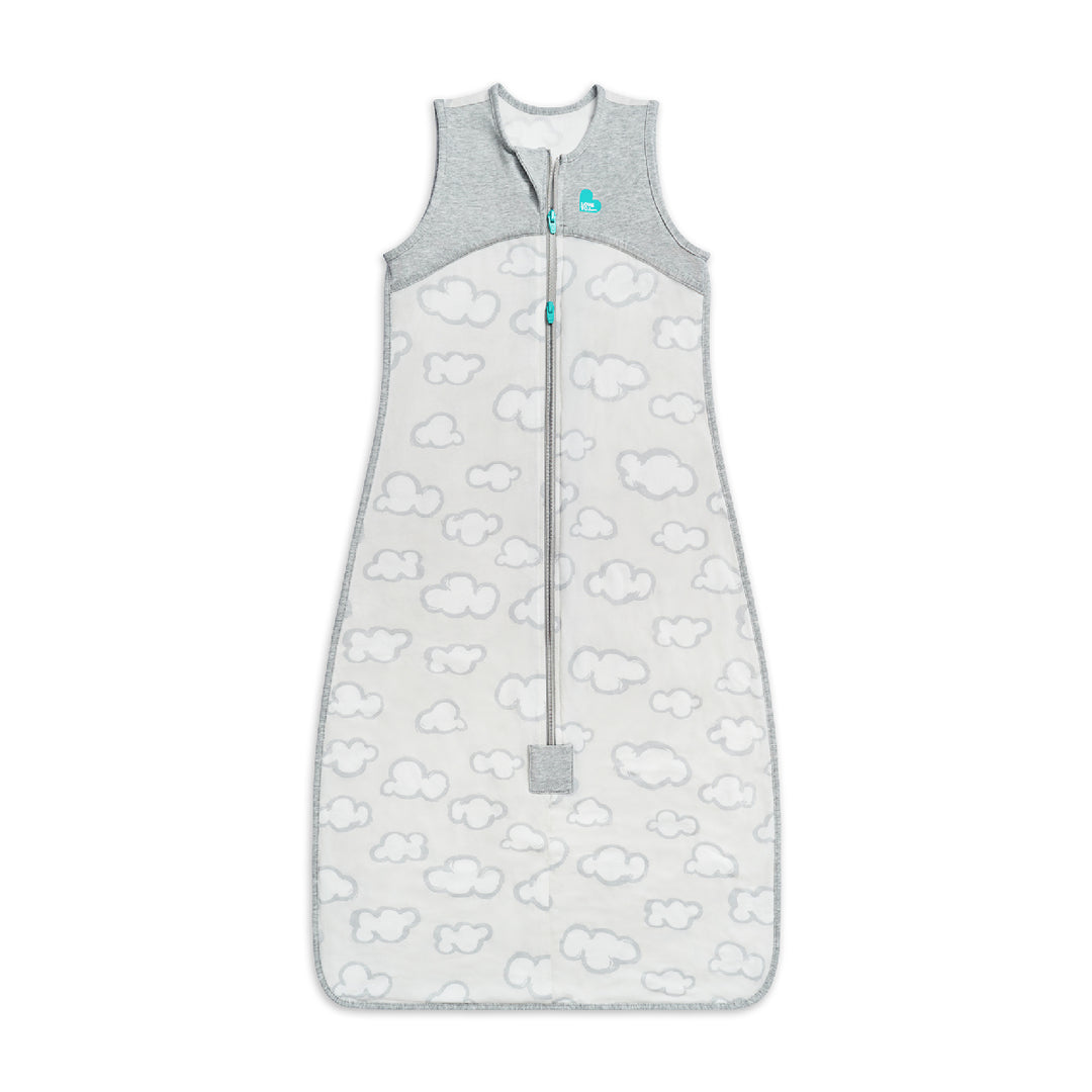 Love To Dream Sleepbag Organic 0.2 TOG Clouds Grey from Love To Dream NZ stock babycity