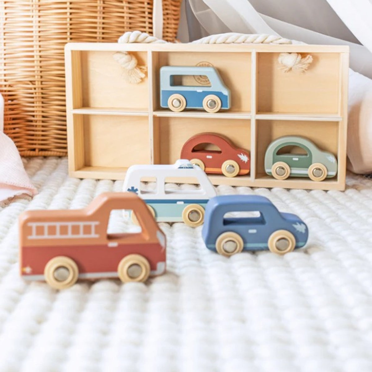 Speedy Monkey Car Display Case w/6 Vehicles from Speedy Monkey NZ stock babycity