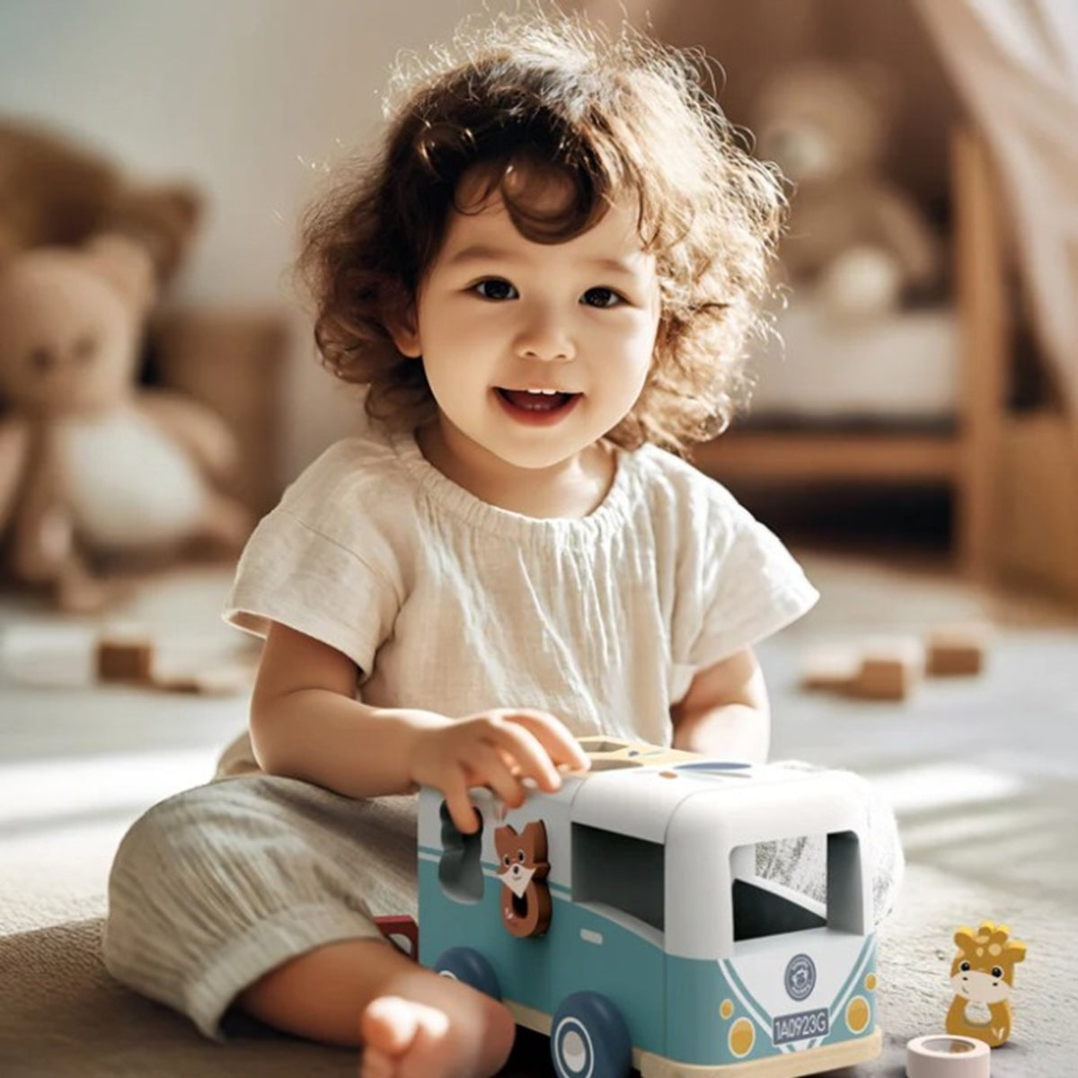 Speedy Monkey Shape Sorter Van from Speedy Monkey NZ stock babycity