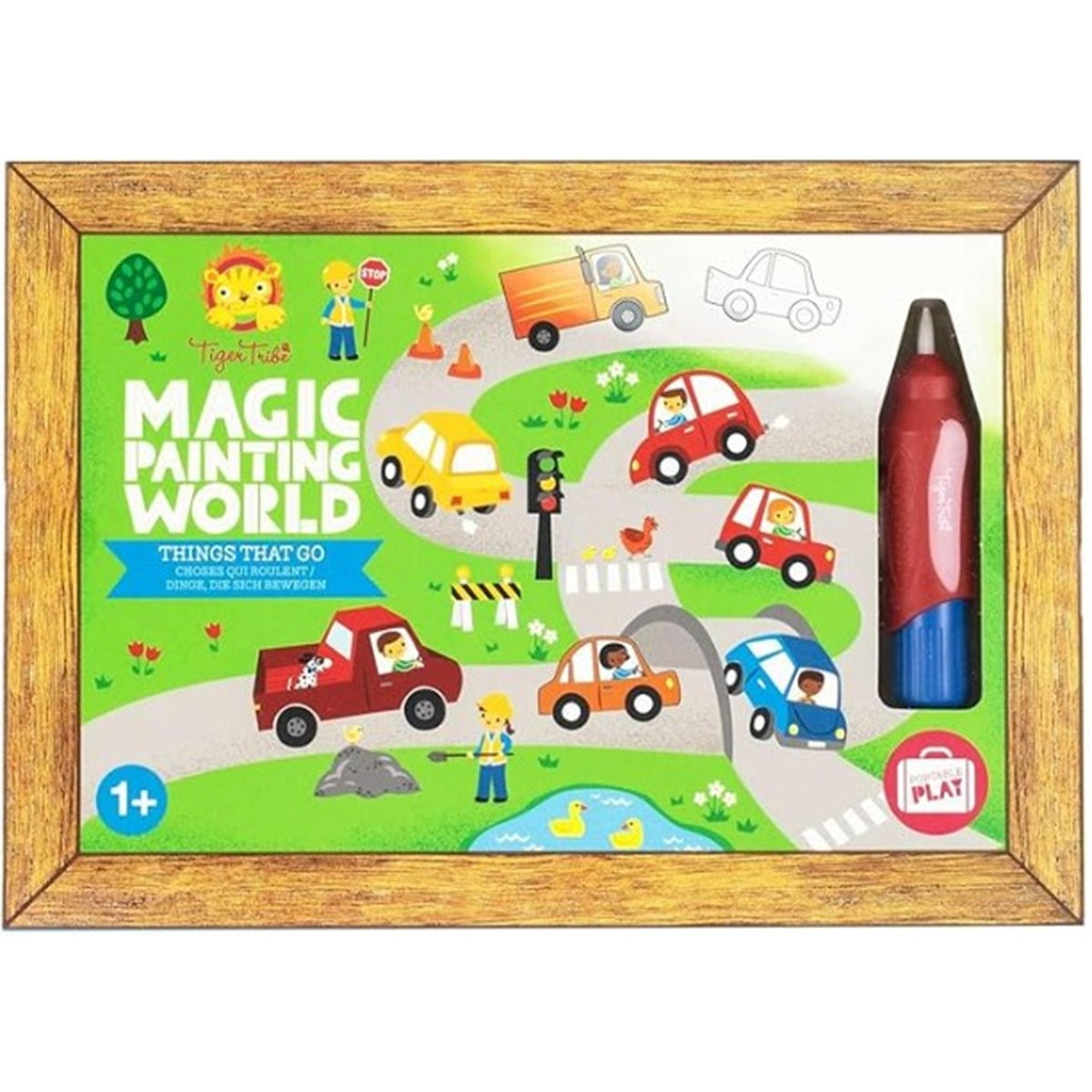 Tiger Tribe Magic Painting - Things that Go from Tiger Tribe NZ stock babycity