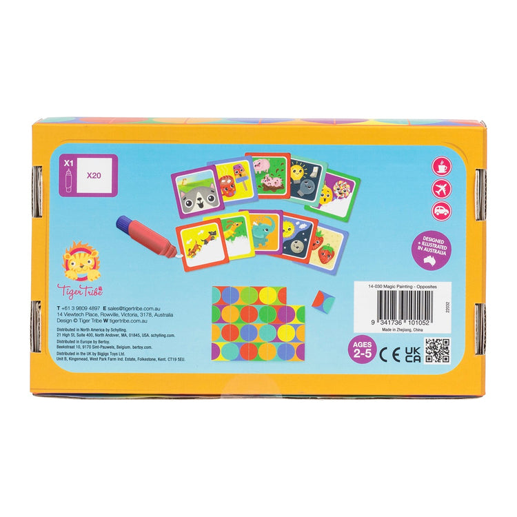 Tiger Tribe Magic Painting - Opposites from Tiger Tribe NZ stock babycity