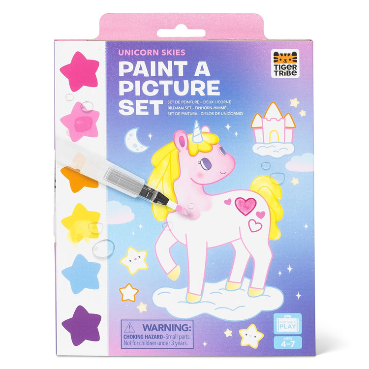 Tiger Tribe Paint A Picture Set - Unicorn Skies from Tiger Tribe NZ stock babycity