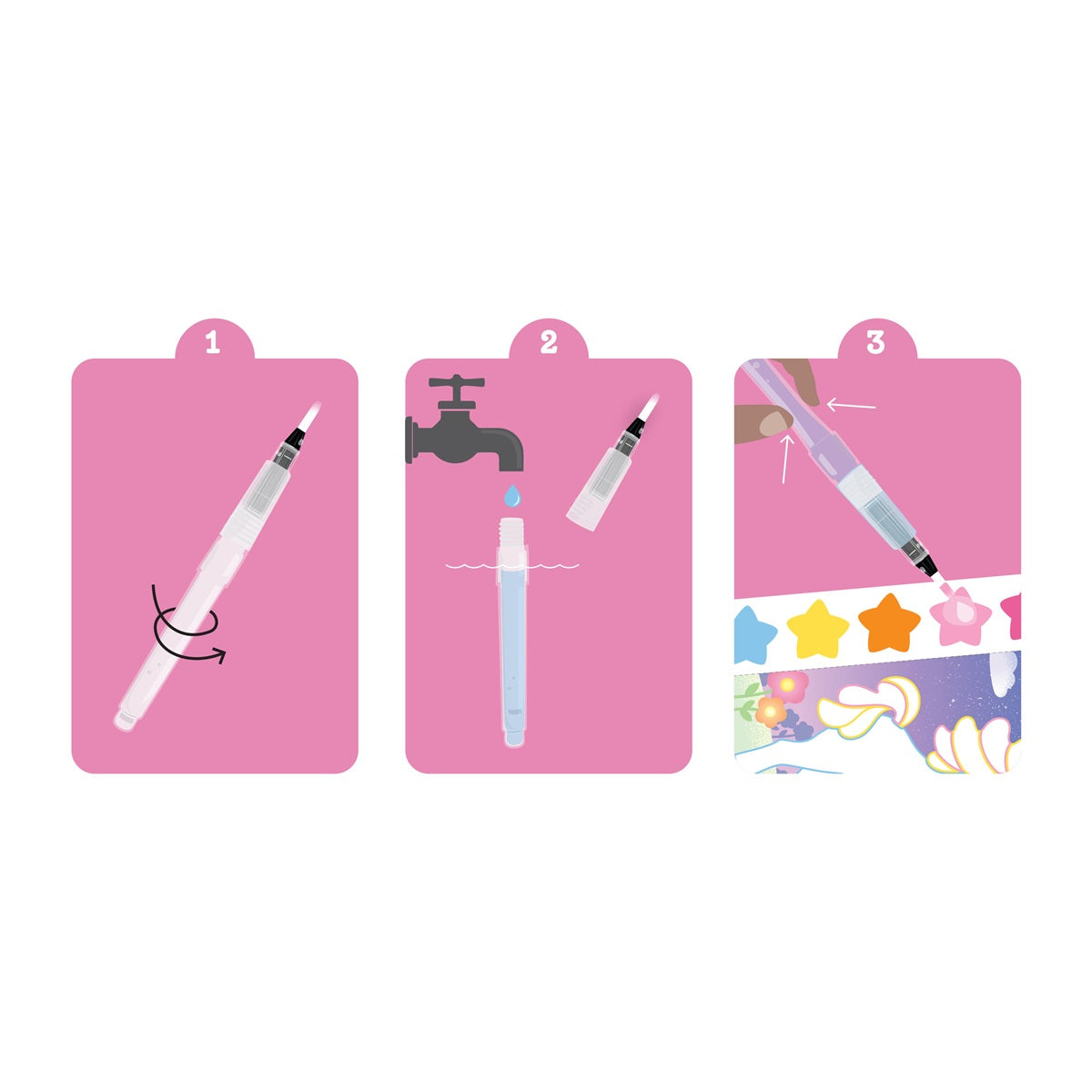 Tiger Tribe Paint A Picture Set - Unicorn Skies from Tiger Tribe NZ stock babycity