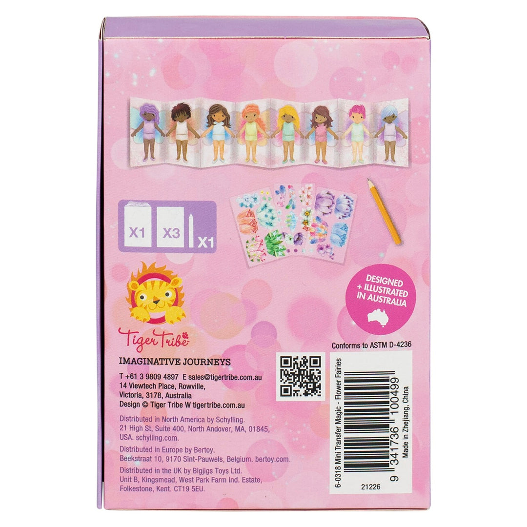Tiger Tribe Mini Transfer Magic - Flower Fairies from Tiger Tribe NZ stock babycity