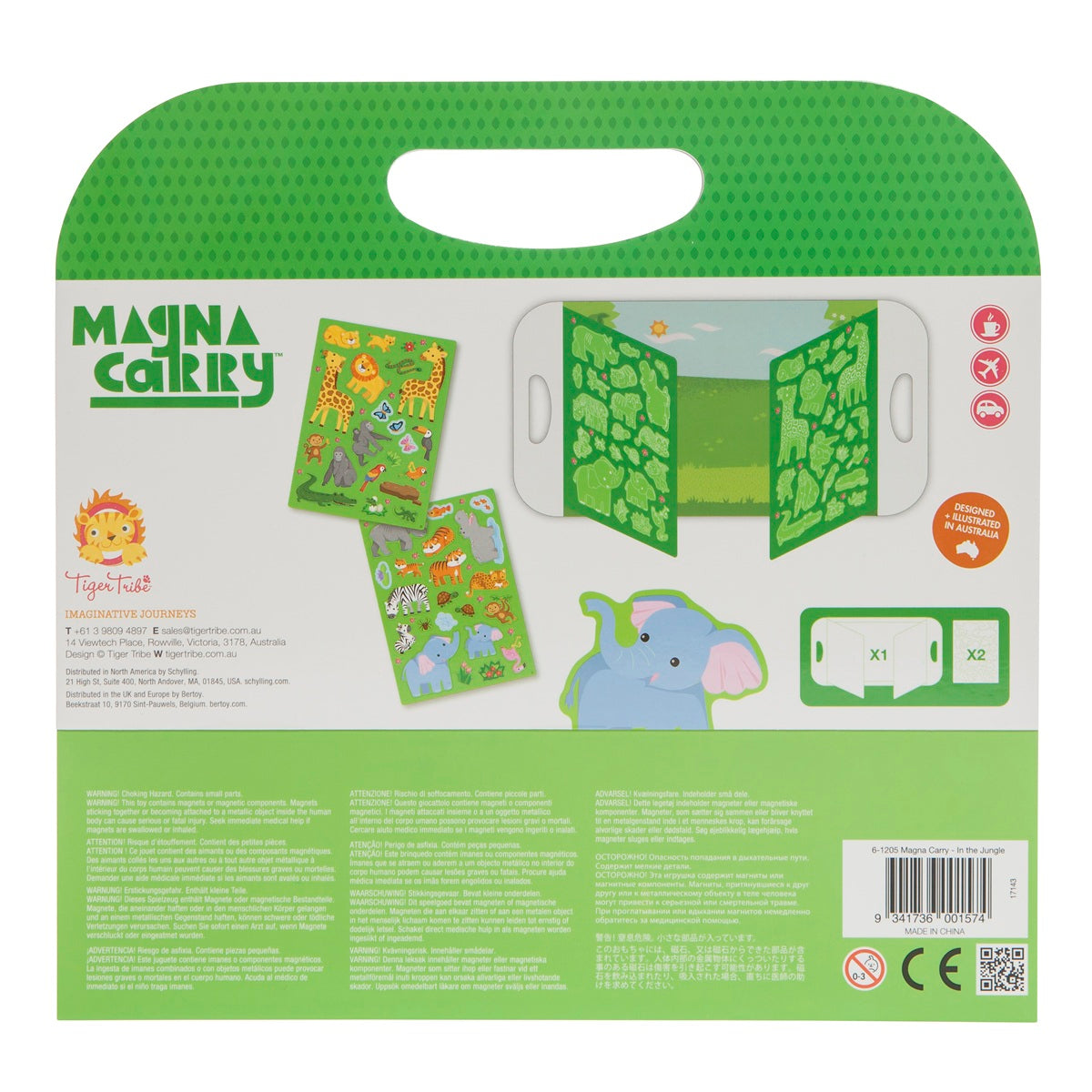 Tiger Tribe Magna Carry - In The Jungle from Tiger Tribe NZ stock babycity