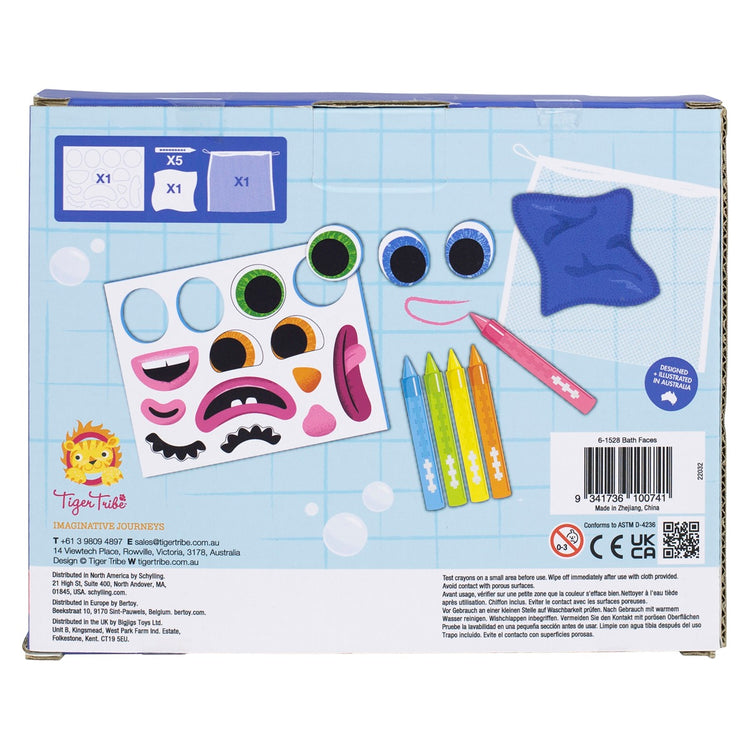 Tiger Tribe Bath Faces from Tiger Tribe NZ stock babycity