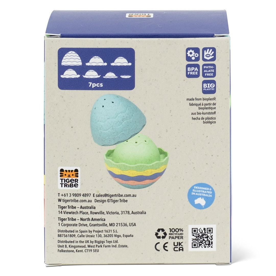 Tiger Tribe Stack & Pour - Bath Egg - ECO from Tiger Tribe NZ stock babycity