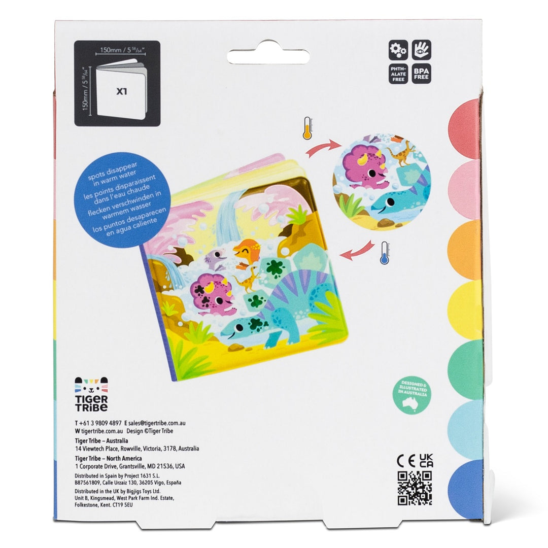 Tiger Tribe Bath Book - Messy Dinosaurs from Tiger Tribe NZ stock babycity