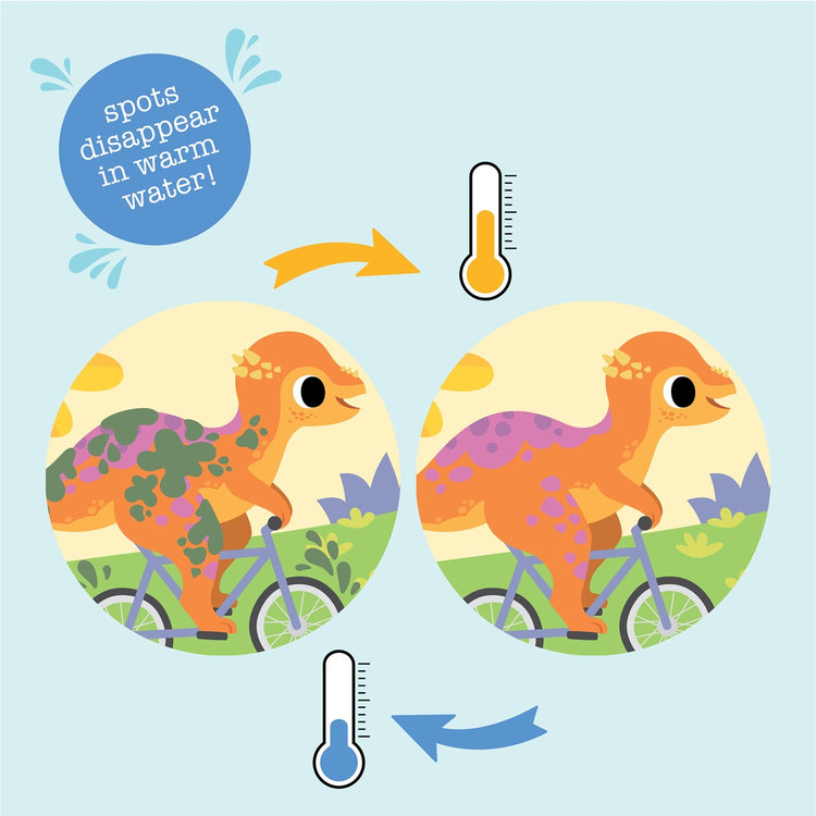 Tiger Tribe Bath Book - Messy Dinosaurs from Tiger Tribe NZ stock babycity