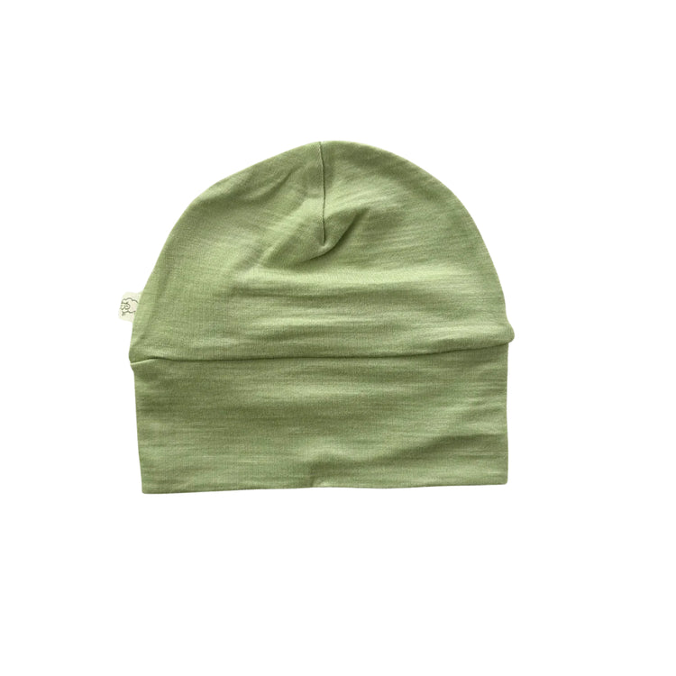 Mokopuna Merino Beanie pistachio from Mokopuna NZ stock babycity