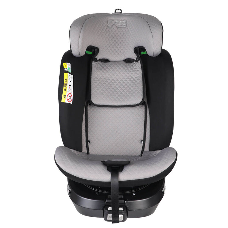 Mountain Buggy safe rotate i-size rotating car seat front view extended height