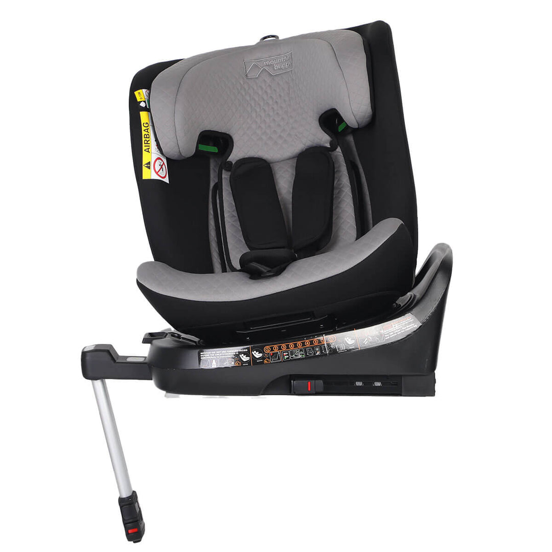 Mountain Buggy safe rotate i-size rotating car seat rotated side view