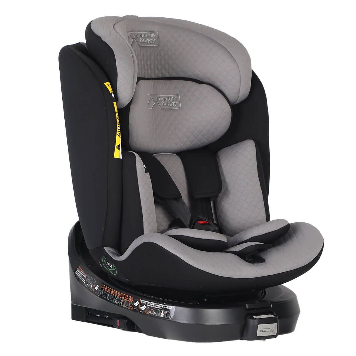 Mountain Buggy Safe Rotate i-Size Car Seat 2023+ Black Silver from Mountain Buggy NZ stock babycity